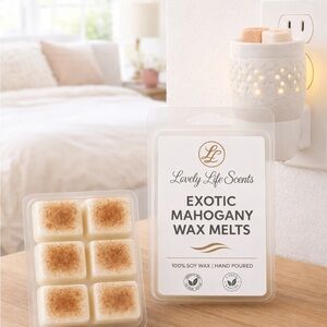 Exotic Mahogany Premium Soy Wax Melts by Lovely Life Scents